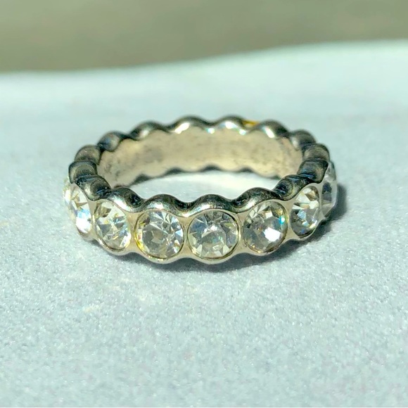 CZ vintage cocktail ring - Picture 1 of 9